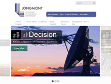 Tablet Screenshot of longmont.org